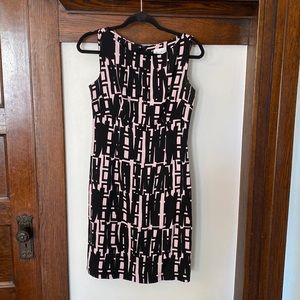 Milly Black and Pale Pink dress